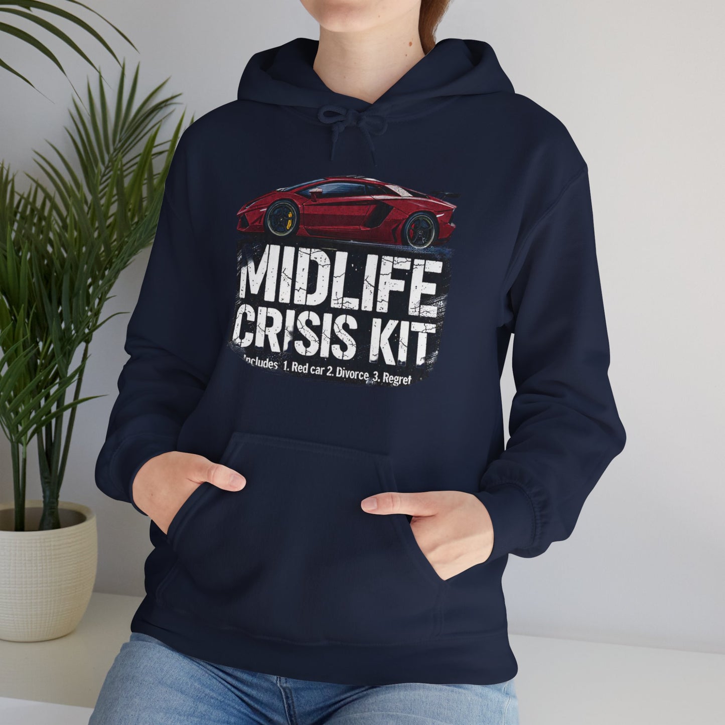 Midlife Crisis Kit Unisex Heavy Blend™ Hooded Sweatshirt