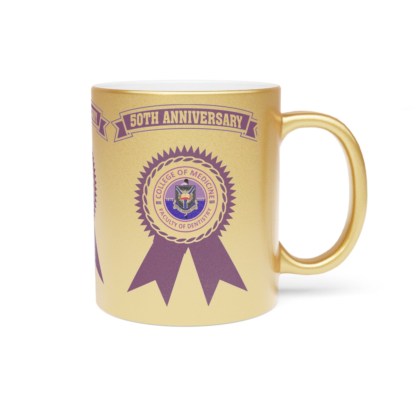 50th Anniversary - Metallic Mug (Silver\Gold)