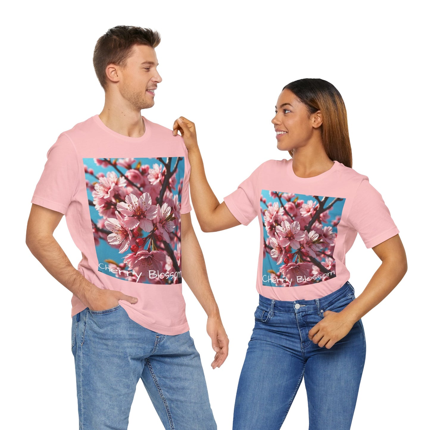 Cherry Blossom Unisex Jersey Short Sleeve Tee