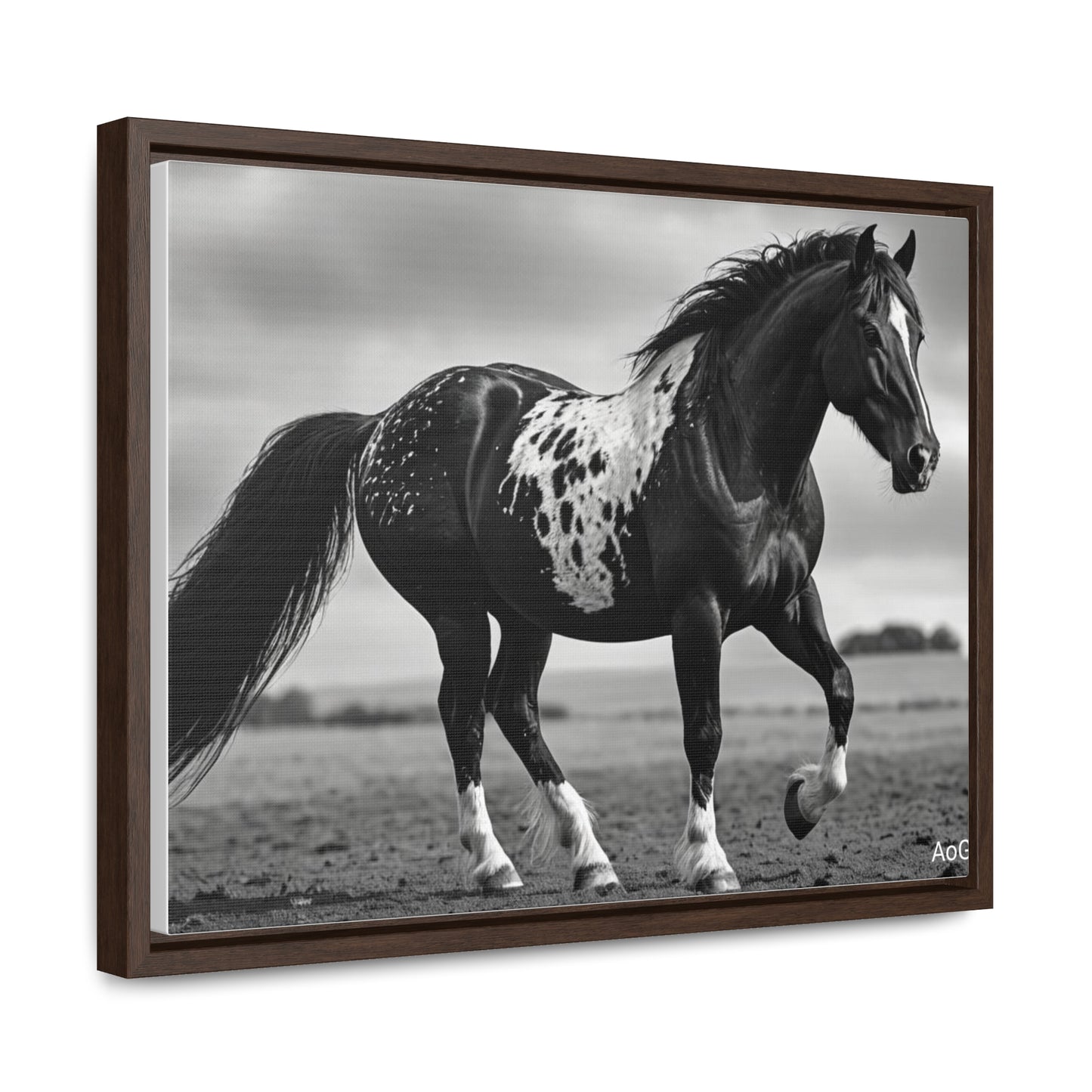 Speckled Stallion Gallery Canvas Wraps, Horizontal Frame