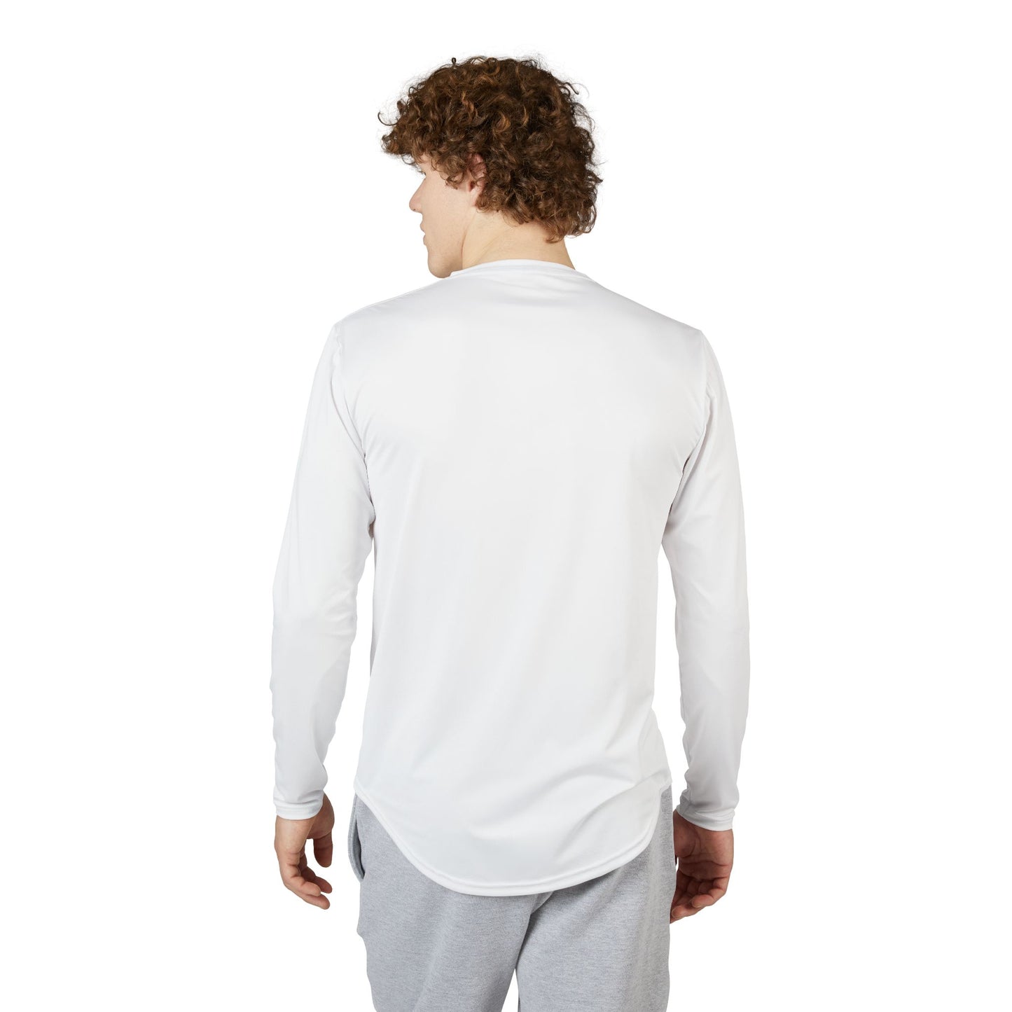 Red OnlyMen's UV Protection Long Sleeve Shirt (AOP)