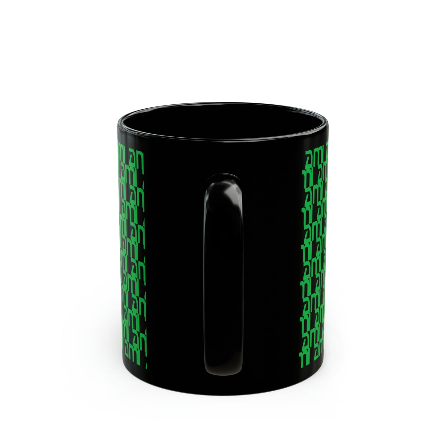 “I Am” Green Black Mug (11oz)