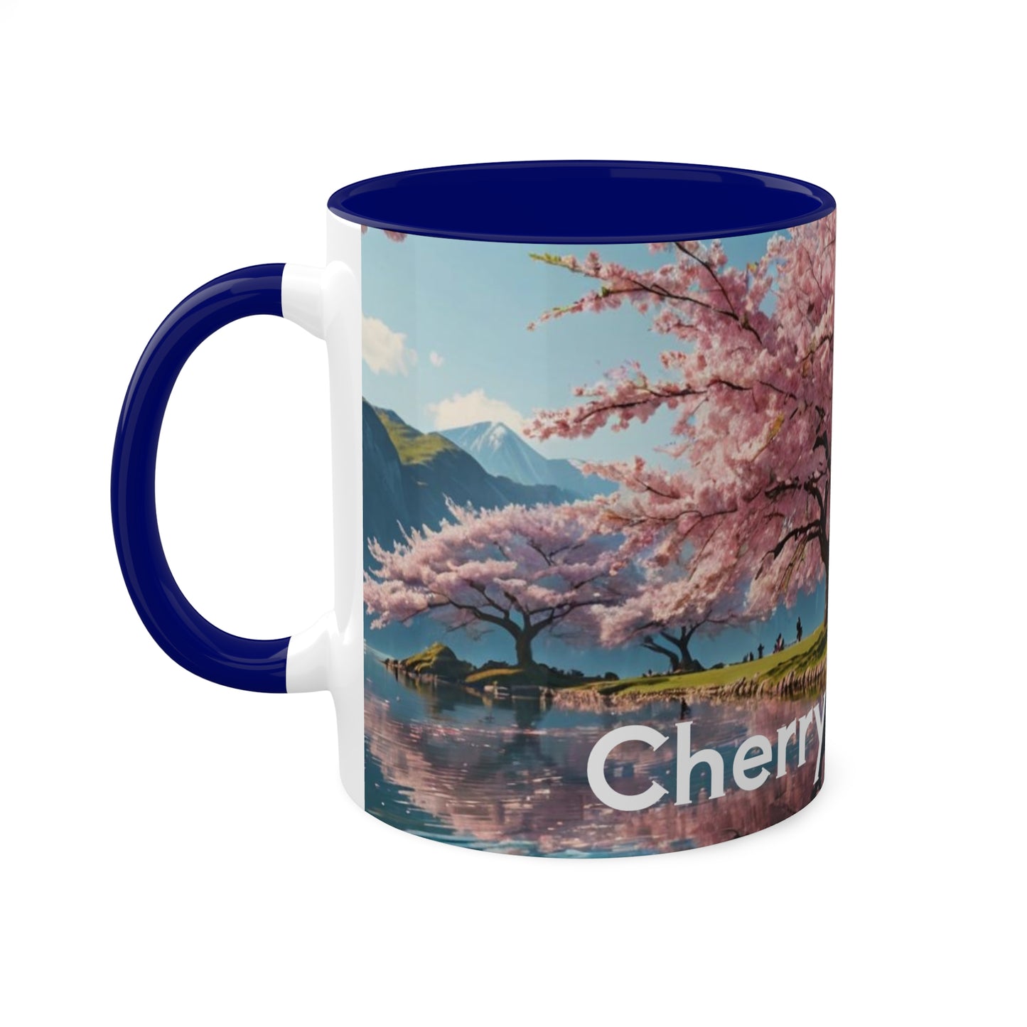 Cherry Blossom Colorful Mugs, 11oz