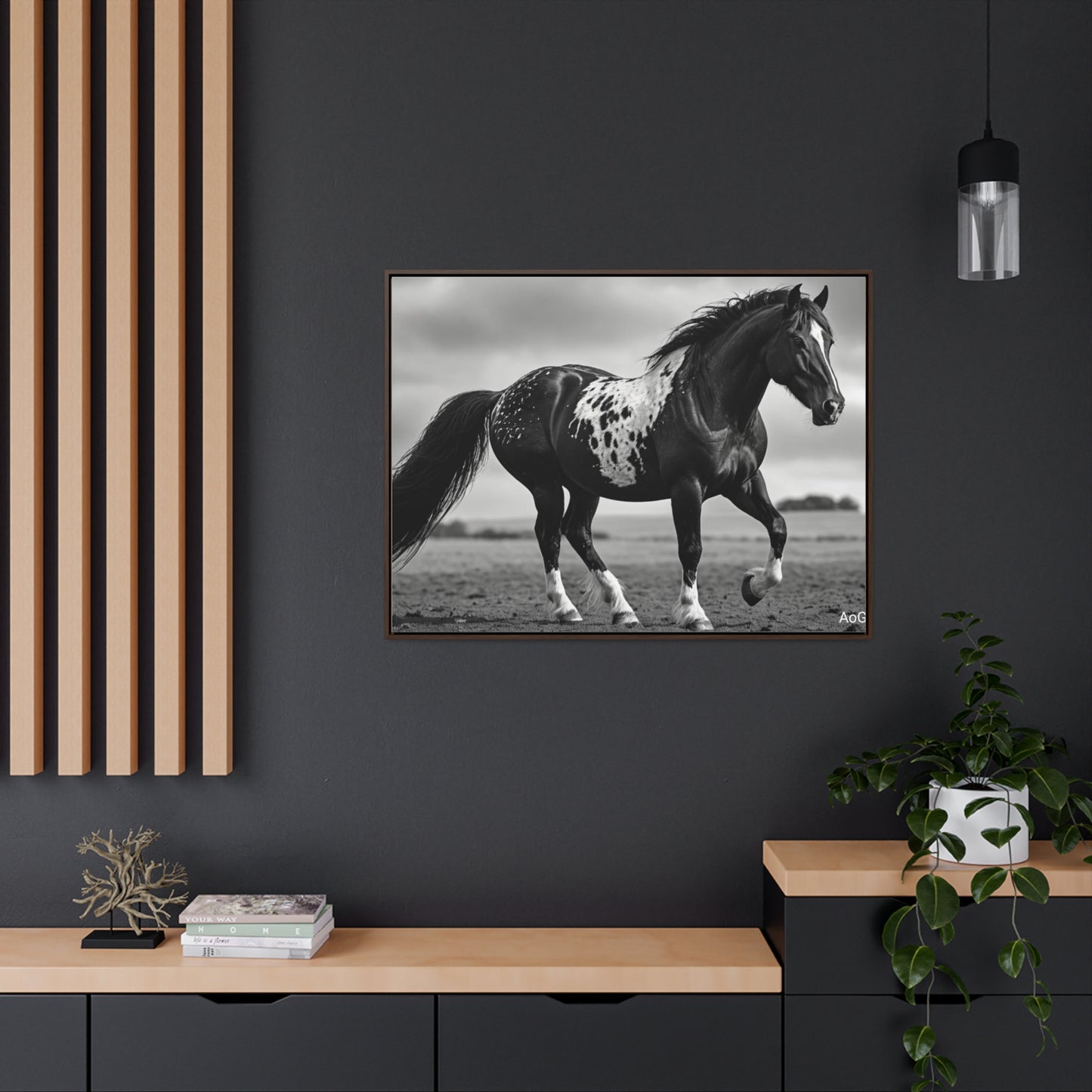 Speckled Stallion Gallery Canvas Wraps, Horizontal Frame