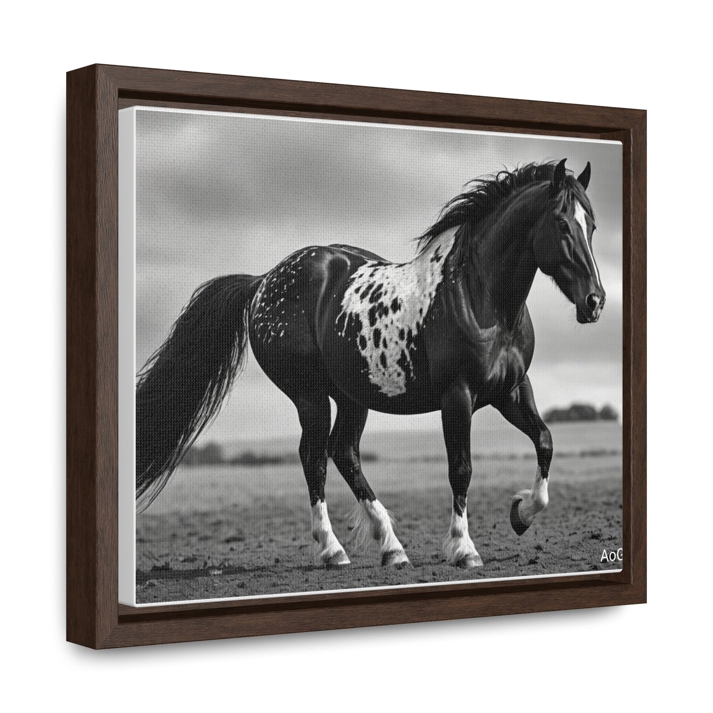 Speckled Stallion Gallery Canvas Wraps, Horizontal Frame