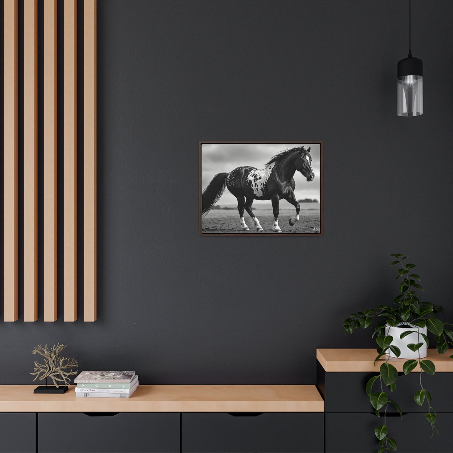 Speckled Stallion Gallery Canvas Wraps, Horizontal Frame