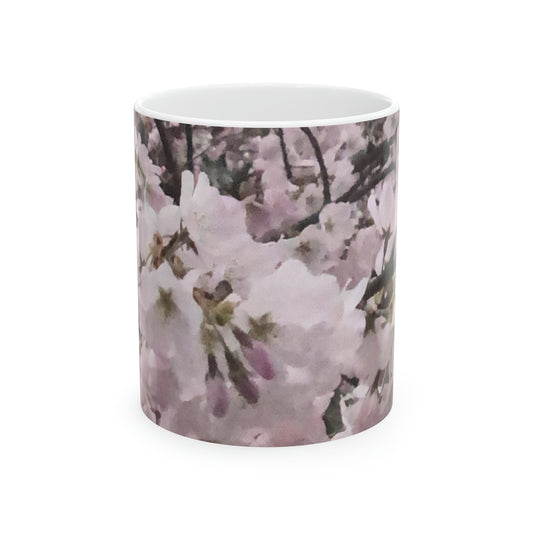 Cherry Blossom Ceramic Mug, 11oz