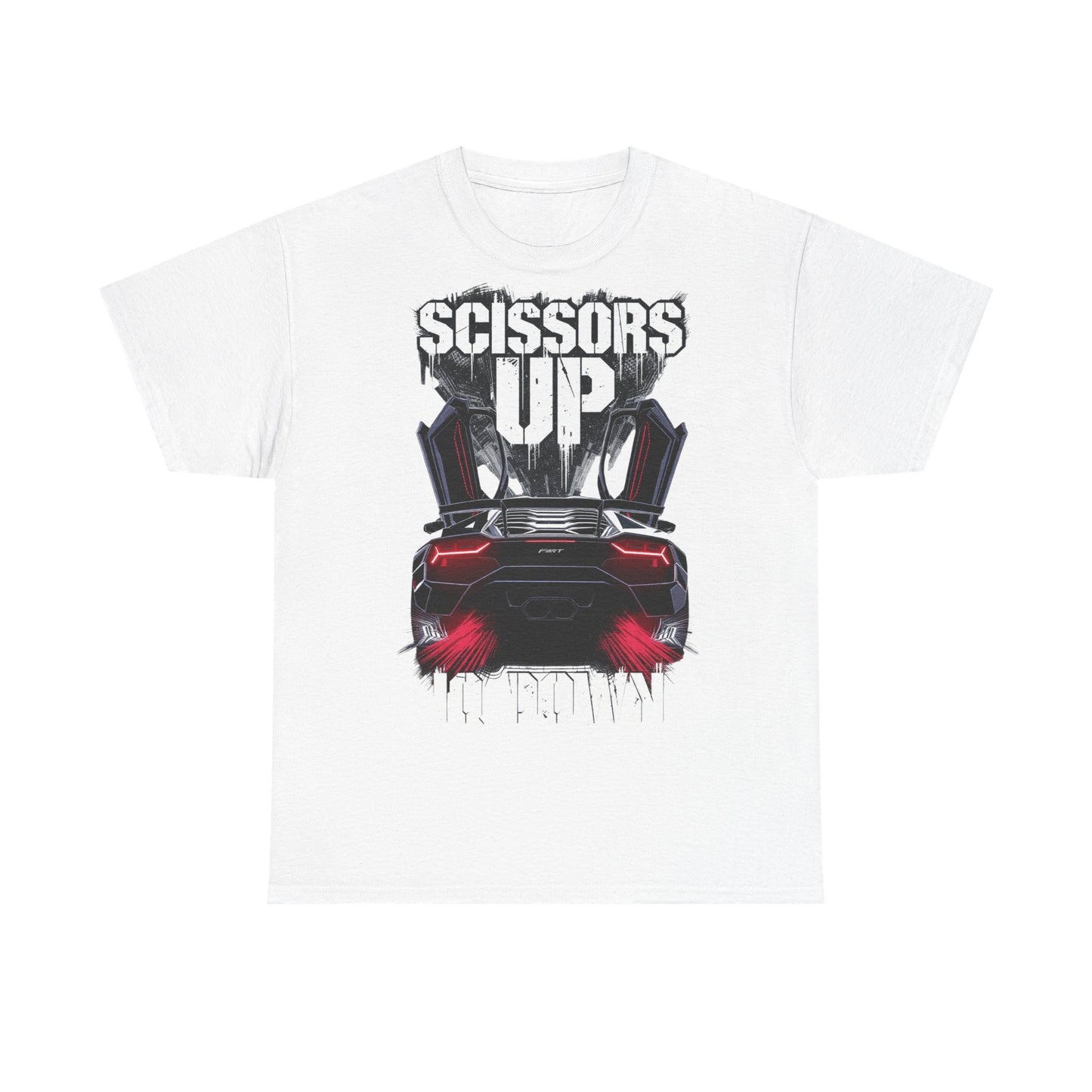 Scissors Up Unisex Heavy Cotton Tee