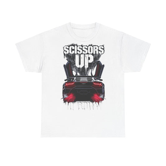 Scissors Up Unisex Heavy Cotton Tee