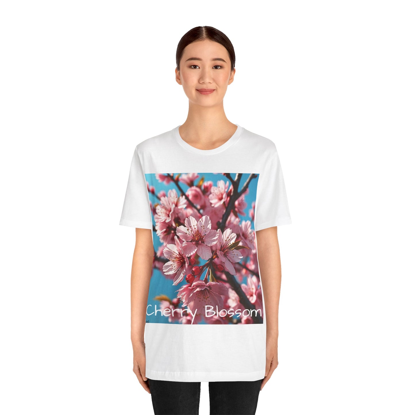 Cherry Blossom Unisex Jersey Short Sleeve Tee