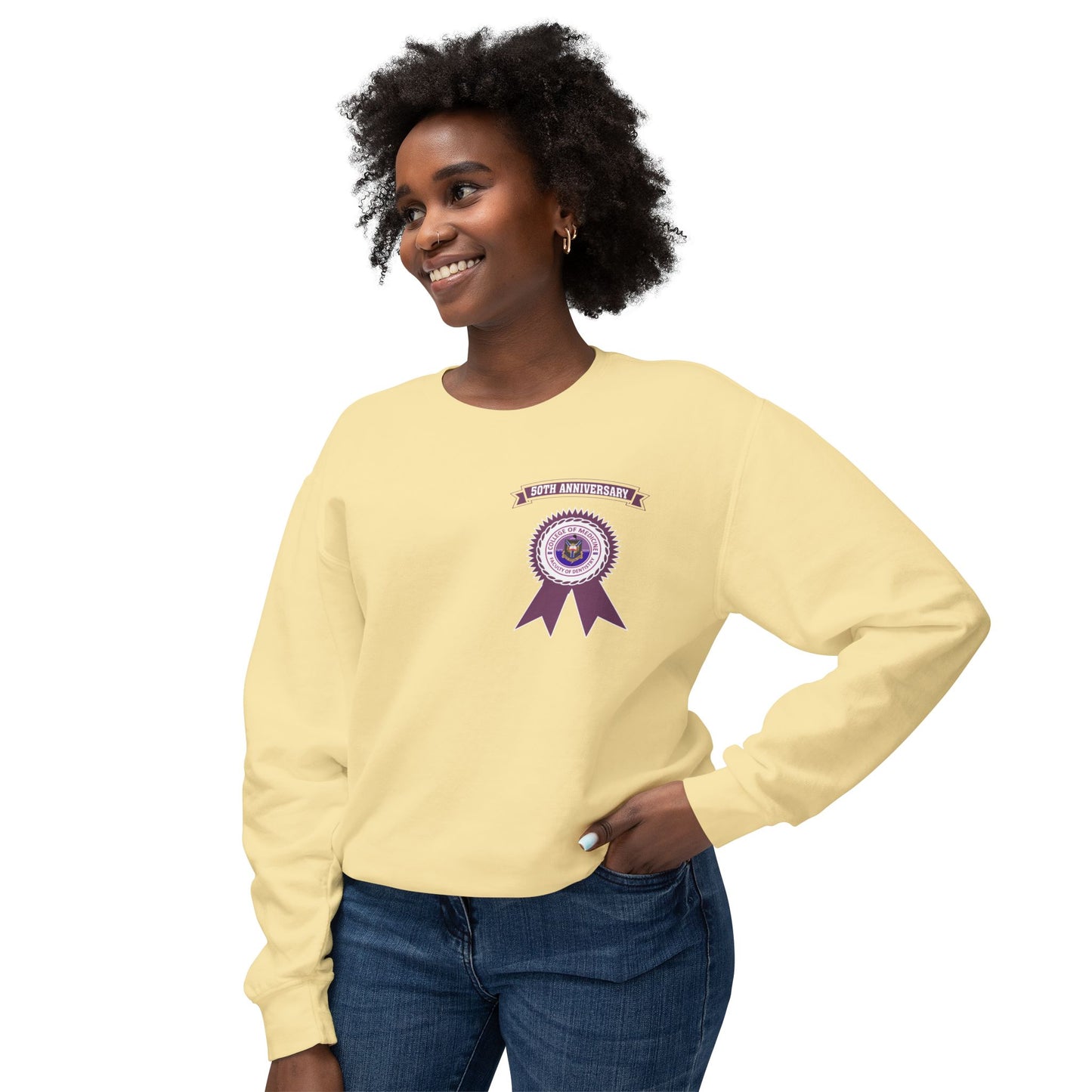 50th Anniversary - Unisex Lightweight Crewneck Sweatshirt