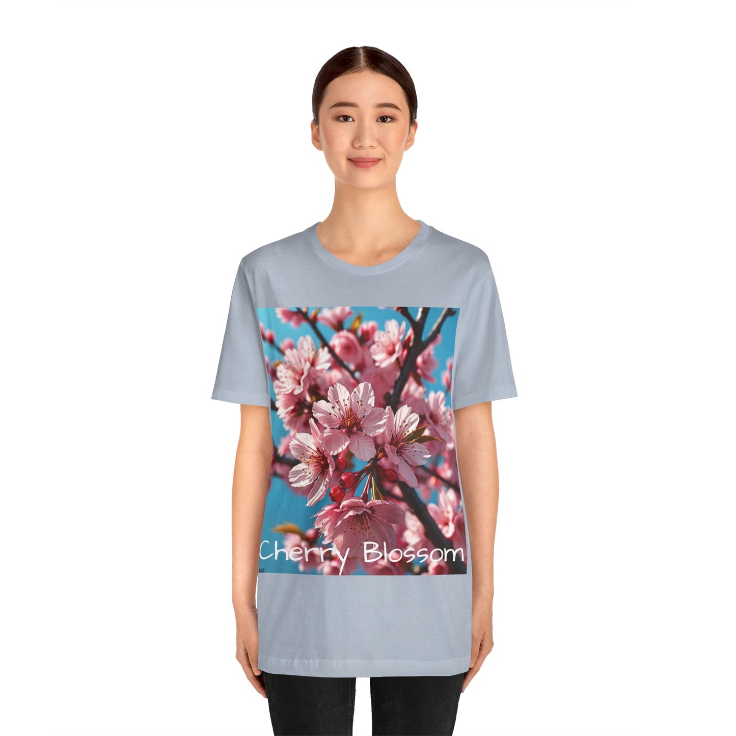 Cherry Blossom Unisex Jersey Short Sleeve Tee