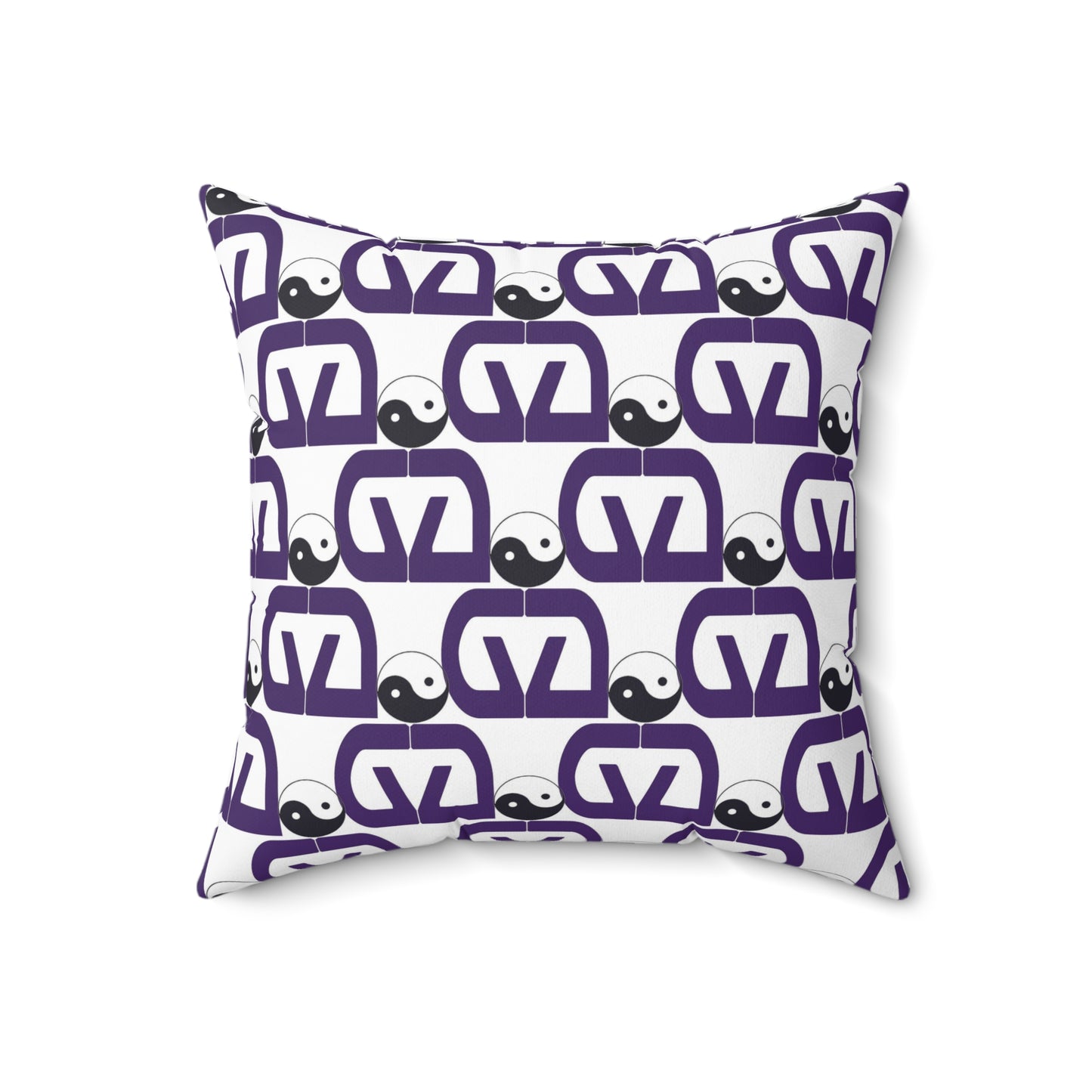 Brick Purple Spun Polyester Square Pillow