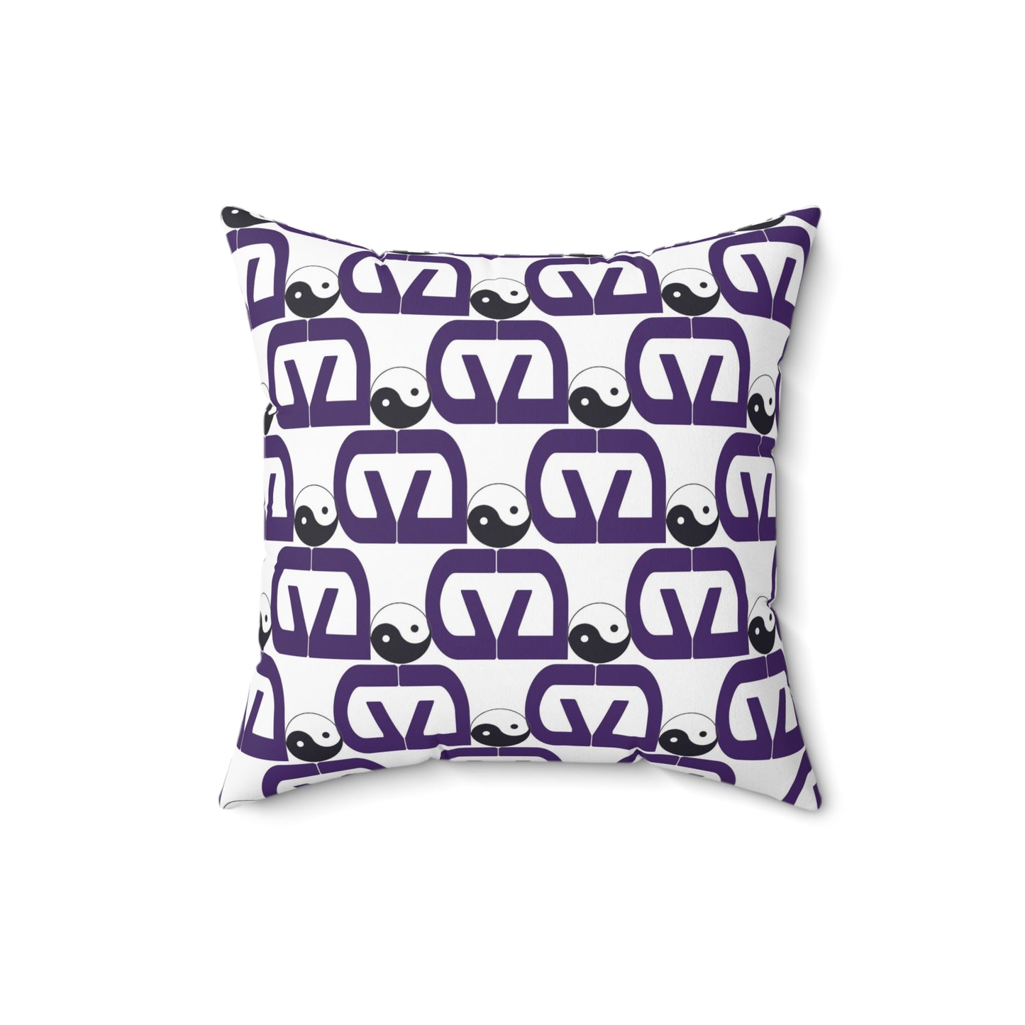 Brick Purple Spun Polyester Square Pillow