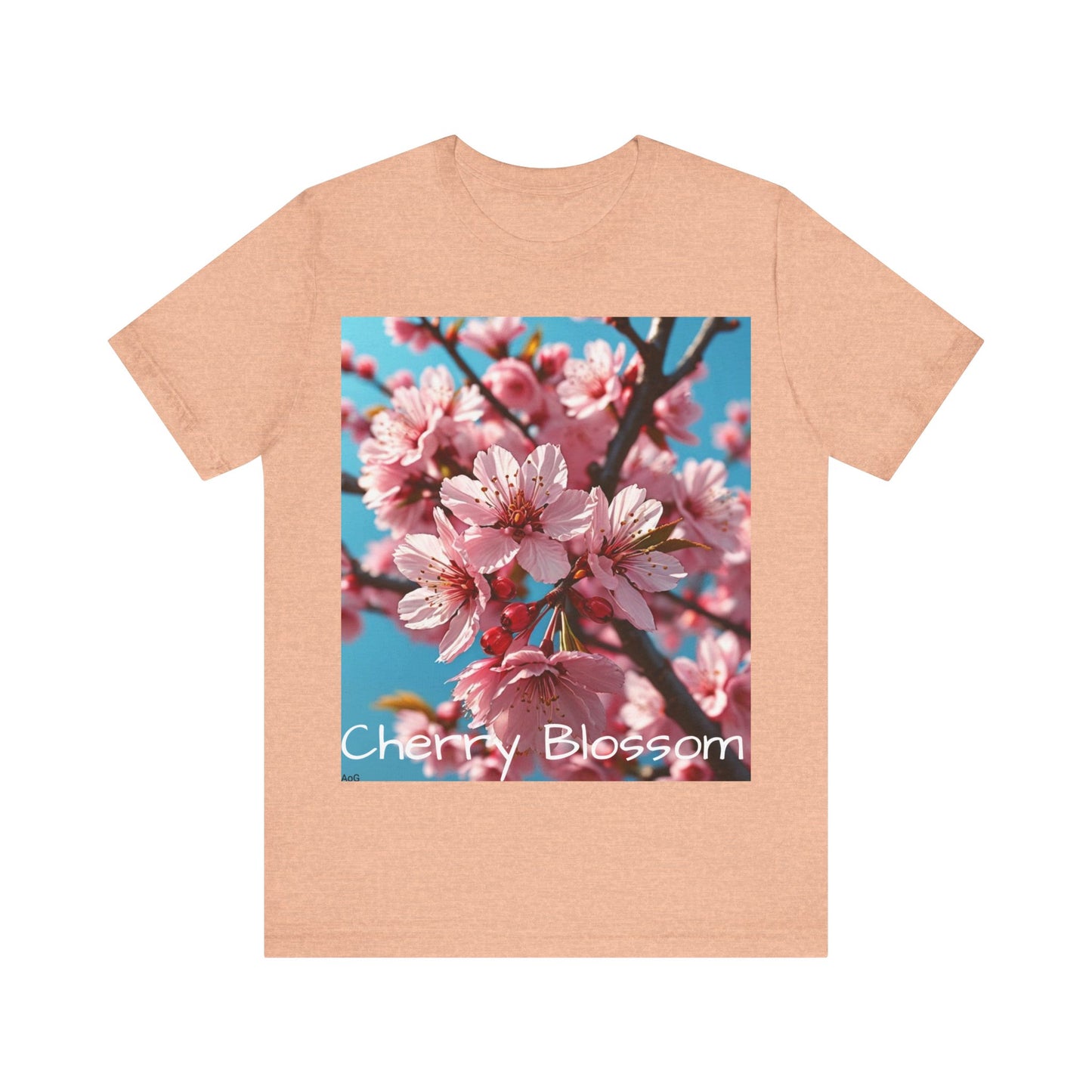 Cherry Blossom Unisex Jersey Short Sleeve Tee