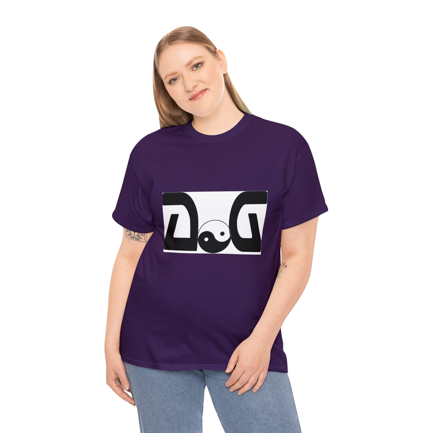 Purple Cardinal Red AoG Unisex Heavy Cotton Tee