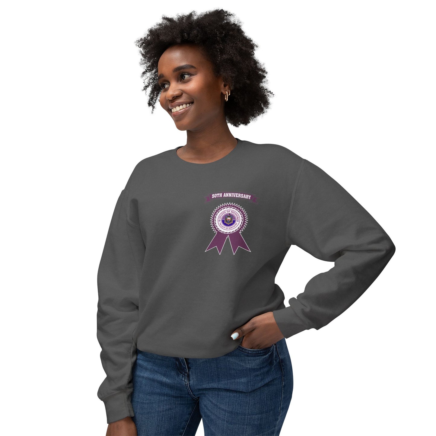 50th Anniversary - Unisex Lightweight Crewneck Sweatshirt