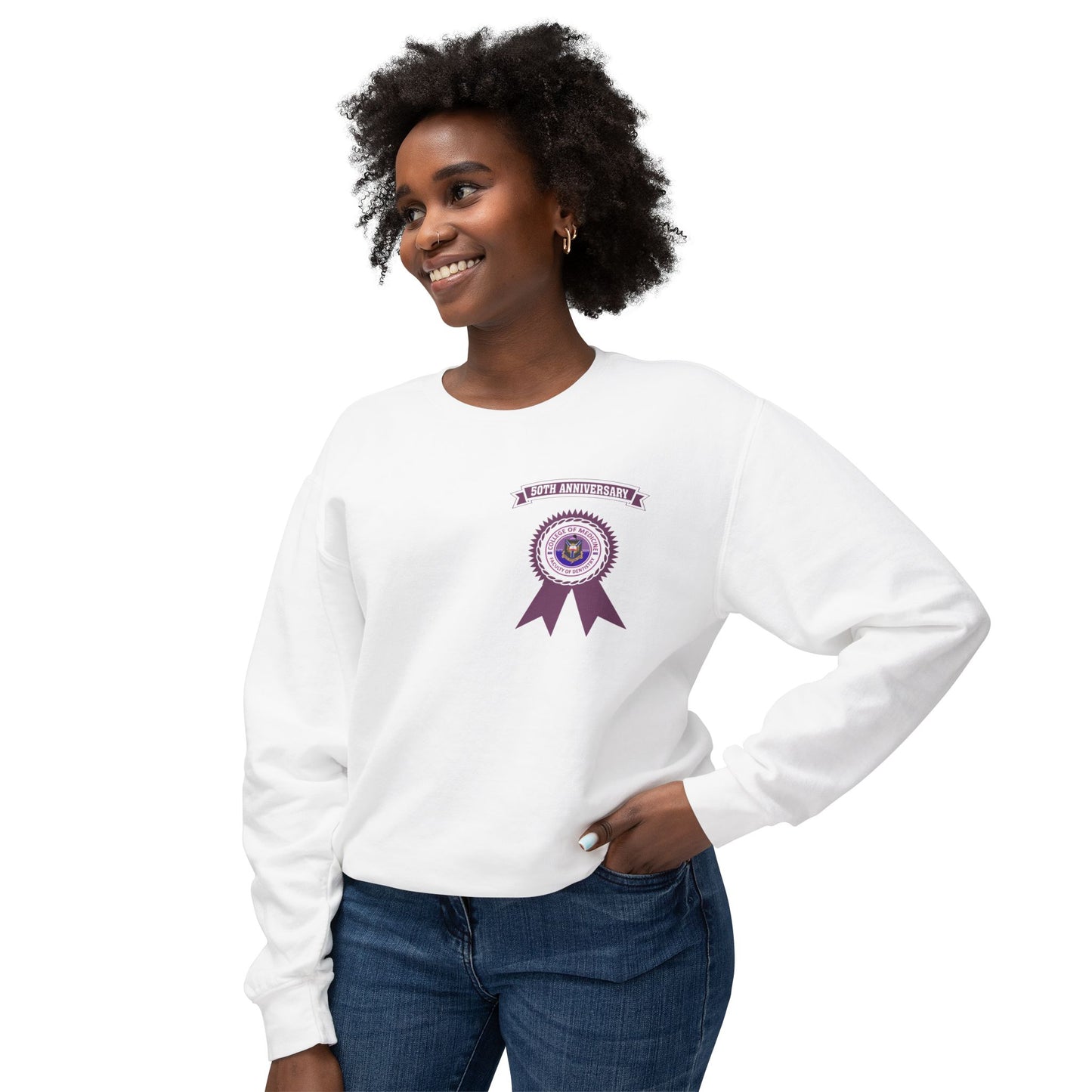 50th Anniversary - Unisex Lightweight Crewneck Sweatshirt