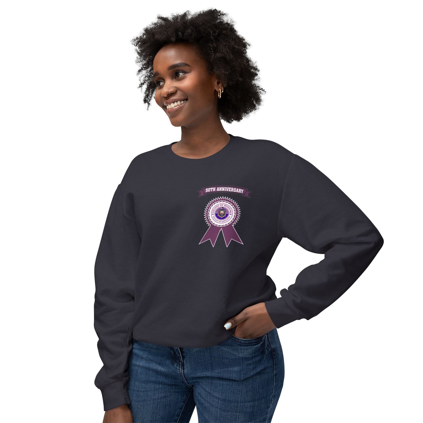 50th Anniversary - Unisex Lightweight Crewneck Sweatshirt