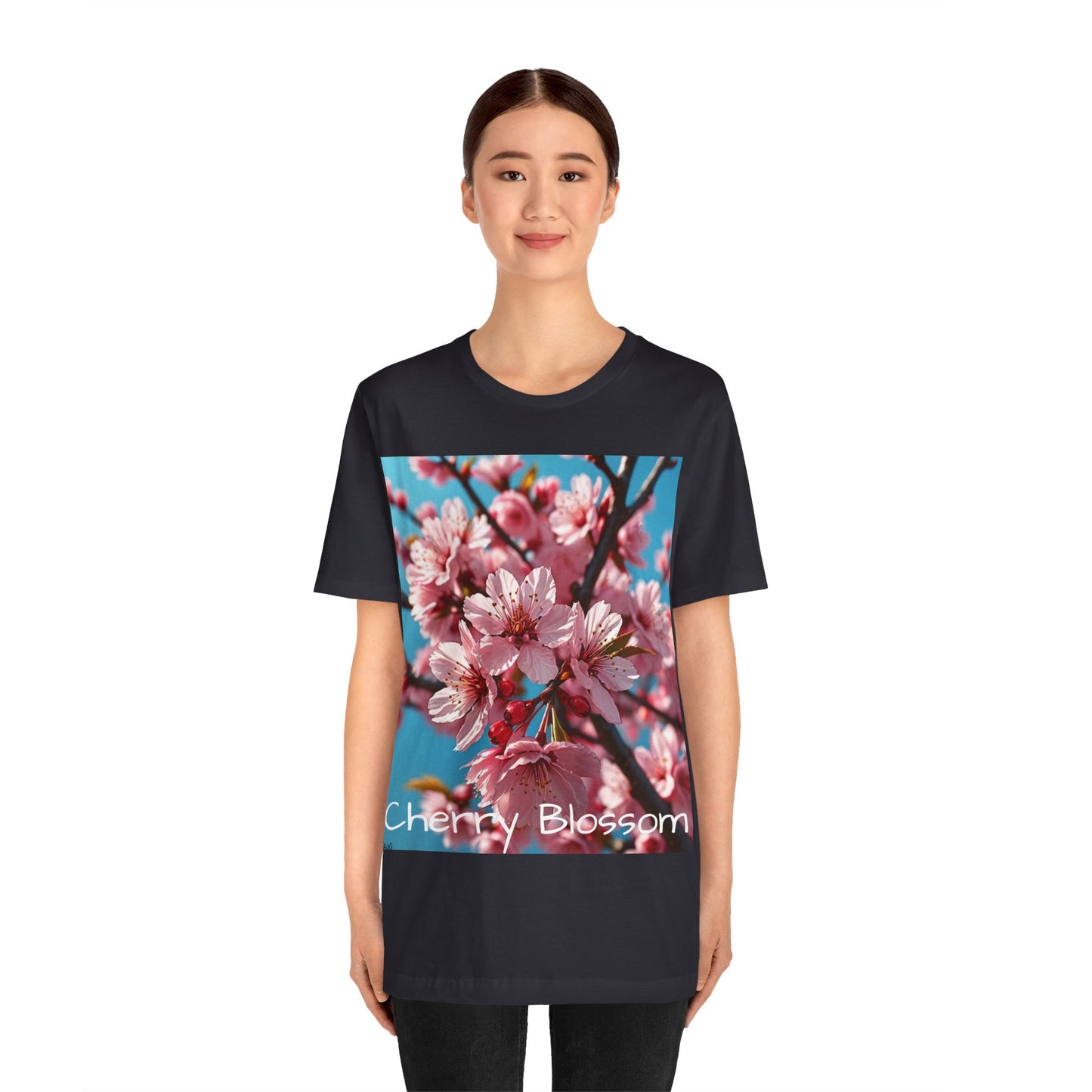 Cherry Blossom Unisex Jersey Short Sleeve Tee