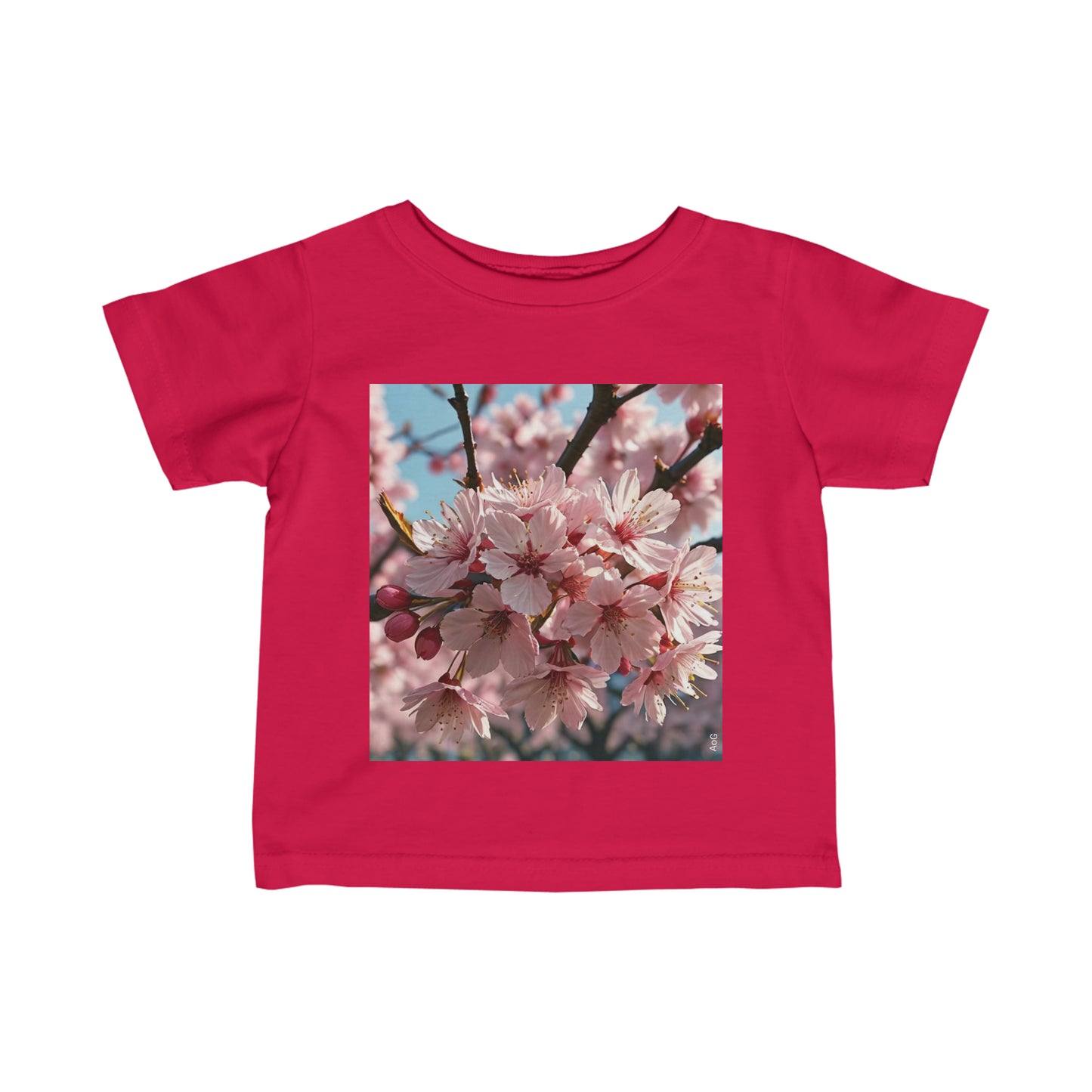 Cherry Blossom Infant Fine Jersey Tee