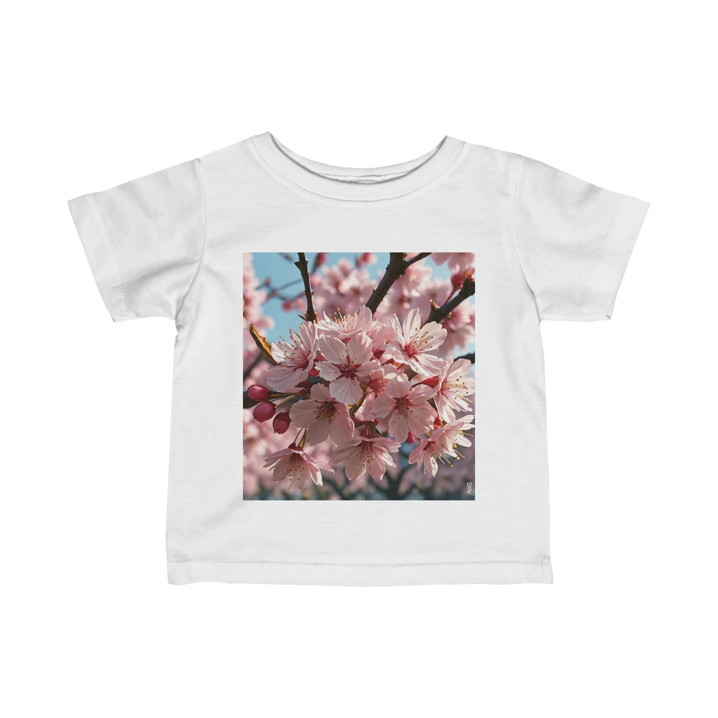 Cherry Blossom Infant Fine Jersey Tee