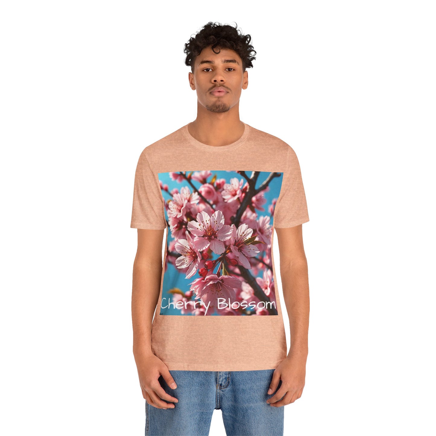 Cherry Blossom Unisex Jersey Short Sleeve Tee