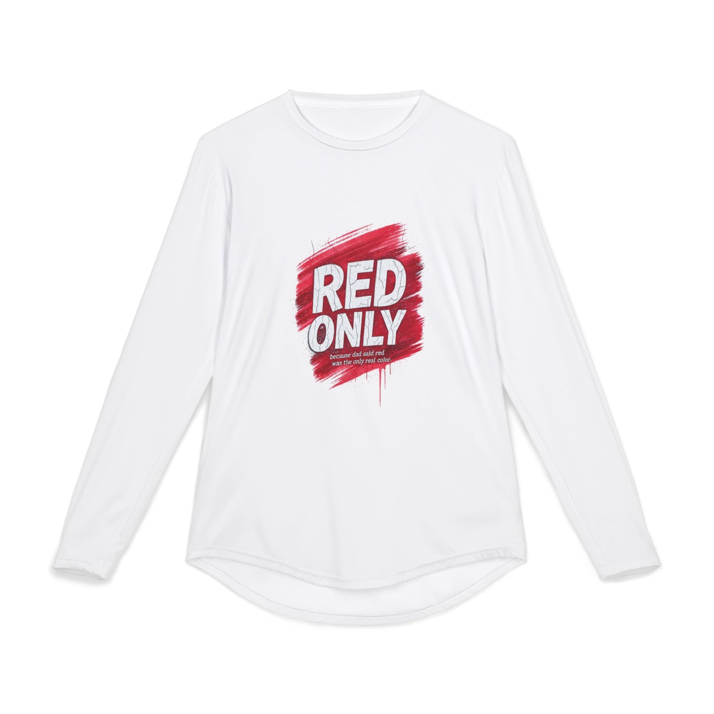 Red OnlyMen's UV Protection Long Sleeve Shirt (AOP)