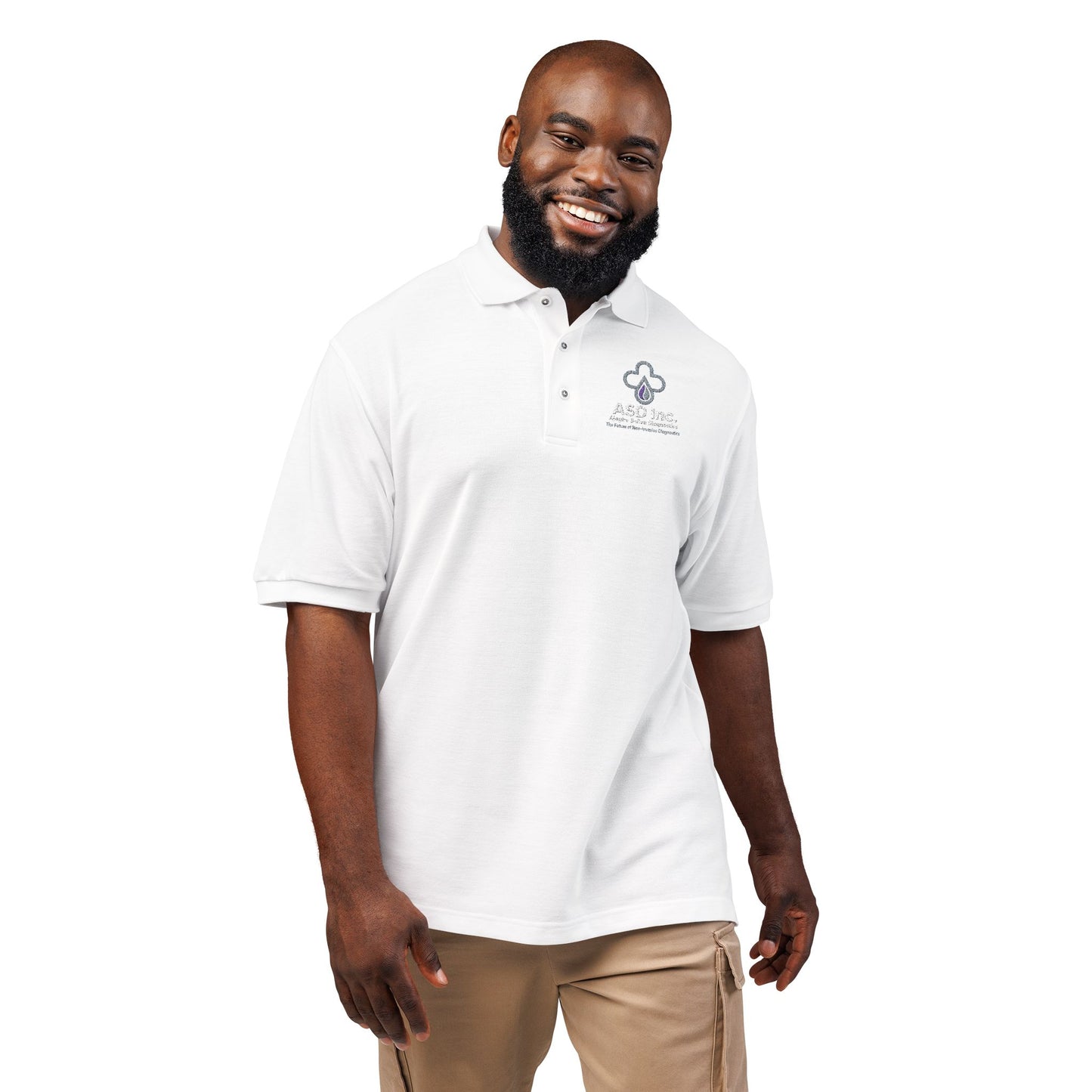 ASD-Unisex Polo Shirt (Embroidery)