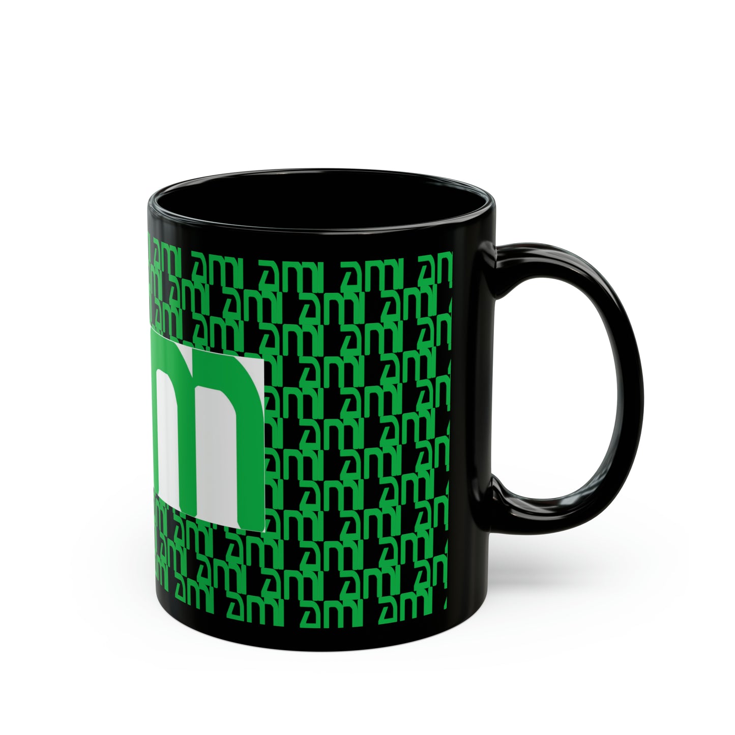 “I Am” Green Black Mug (11oz)