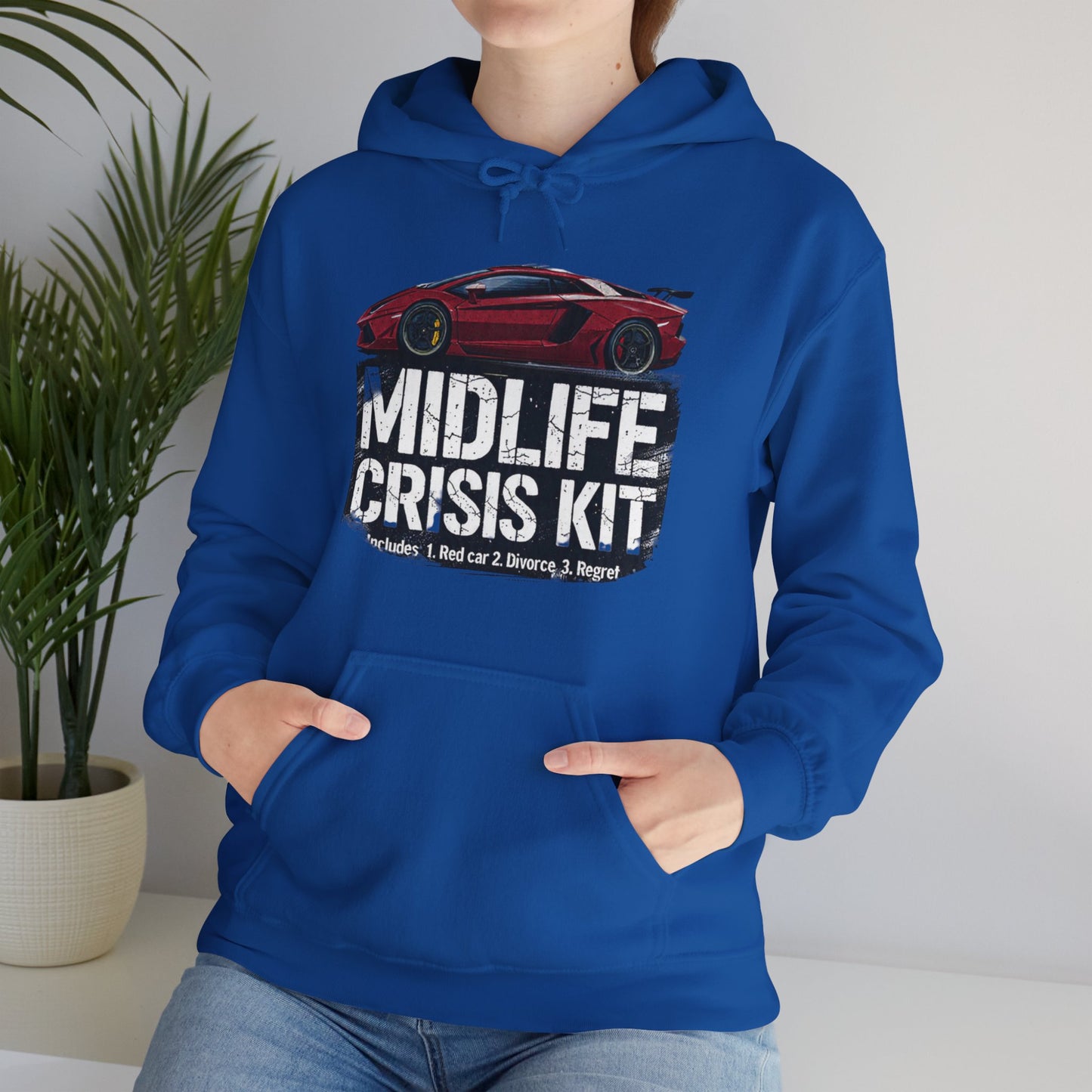 Midlife Crisis Kit Unisex Heavy Blend™ Hooded Sweatshirt