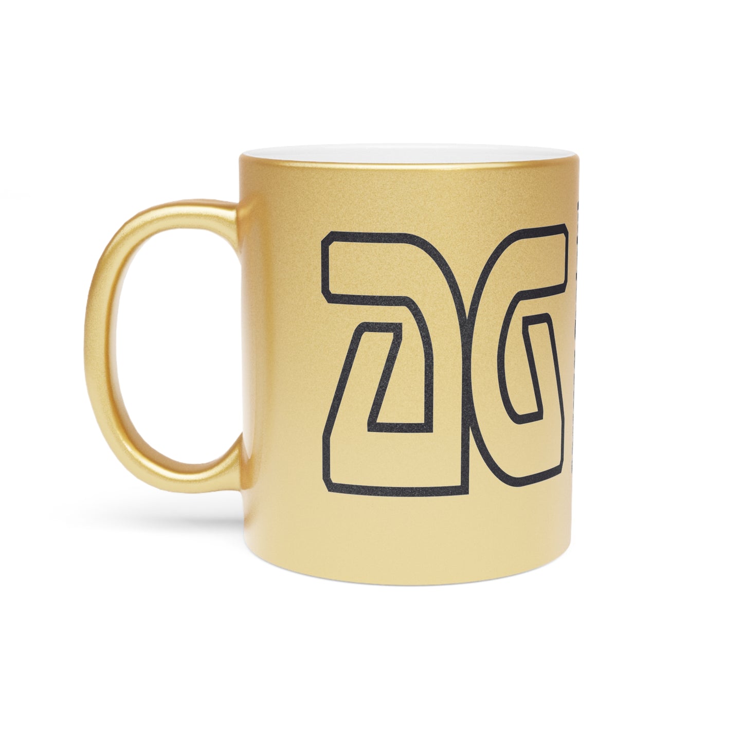 AG Always Grateful Metallic Mug (Silver\Gold)