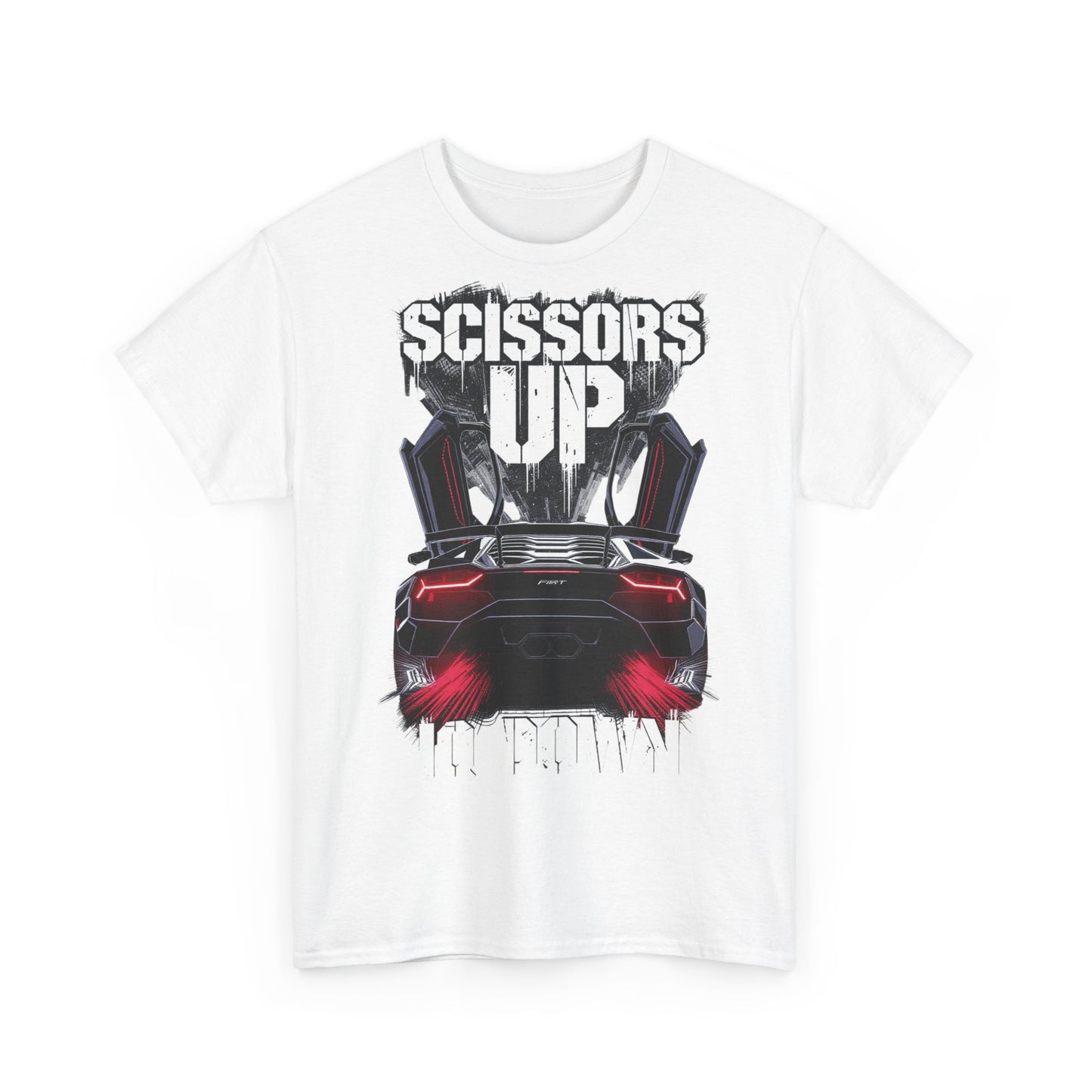 Scissors Up Unisex Heavy Cotton Tee