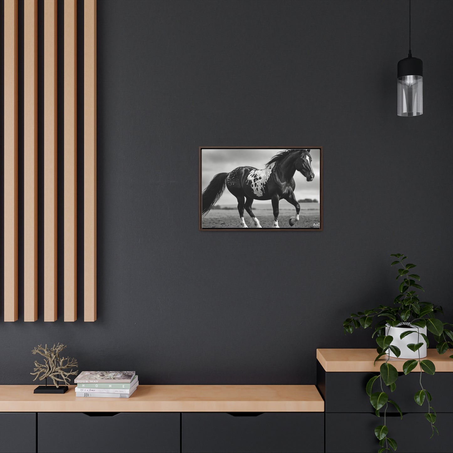 Speckled Stallion Gallery Canvas Wraps, Horizontal Frame