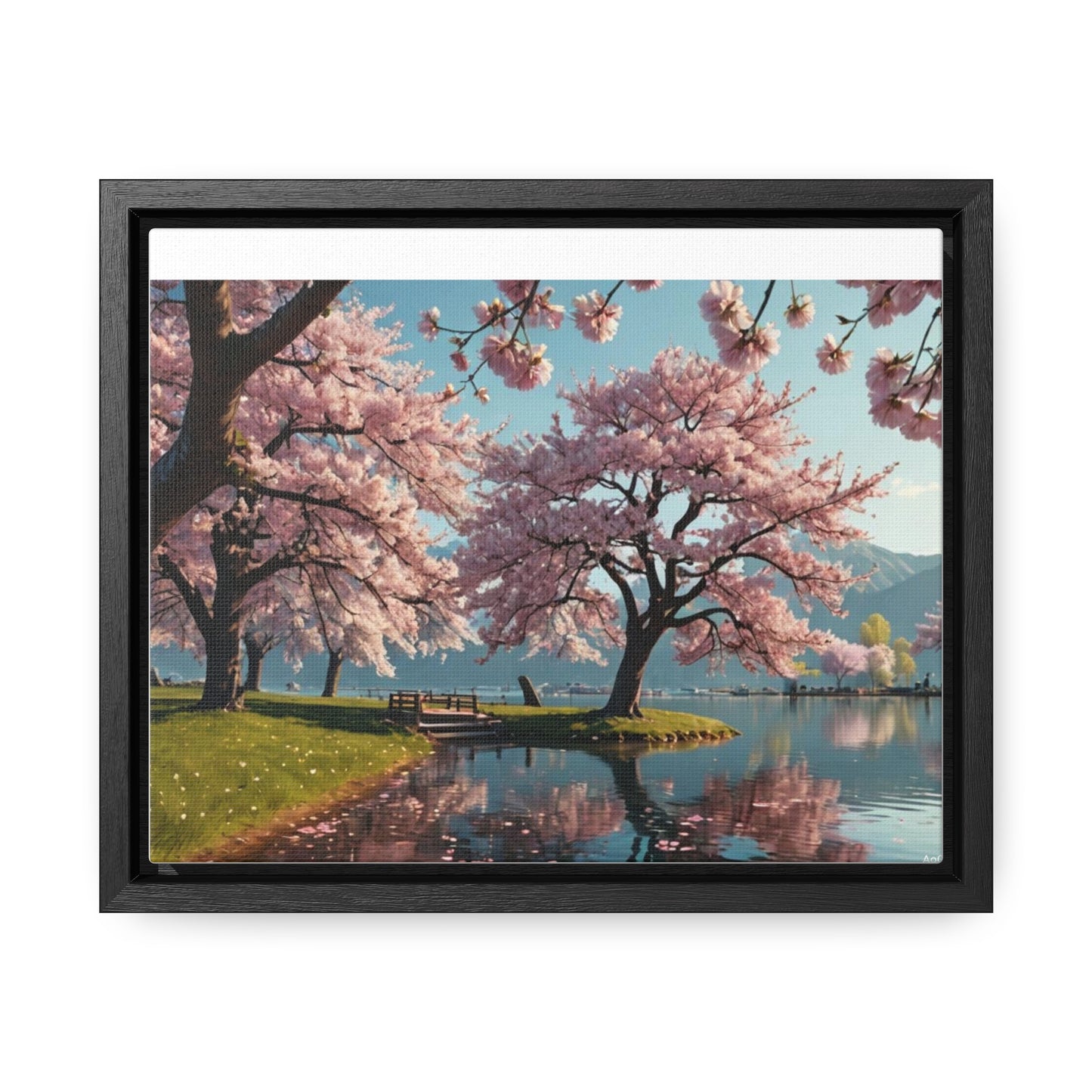 Cherry Blossom Gallery Canvas Wraps, Horizontal Frame