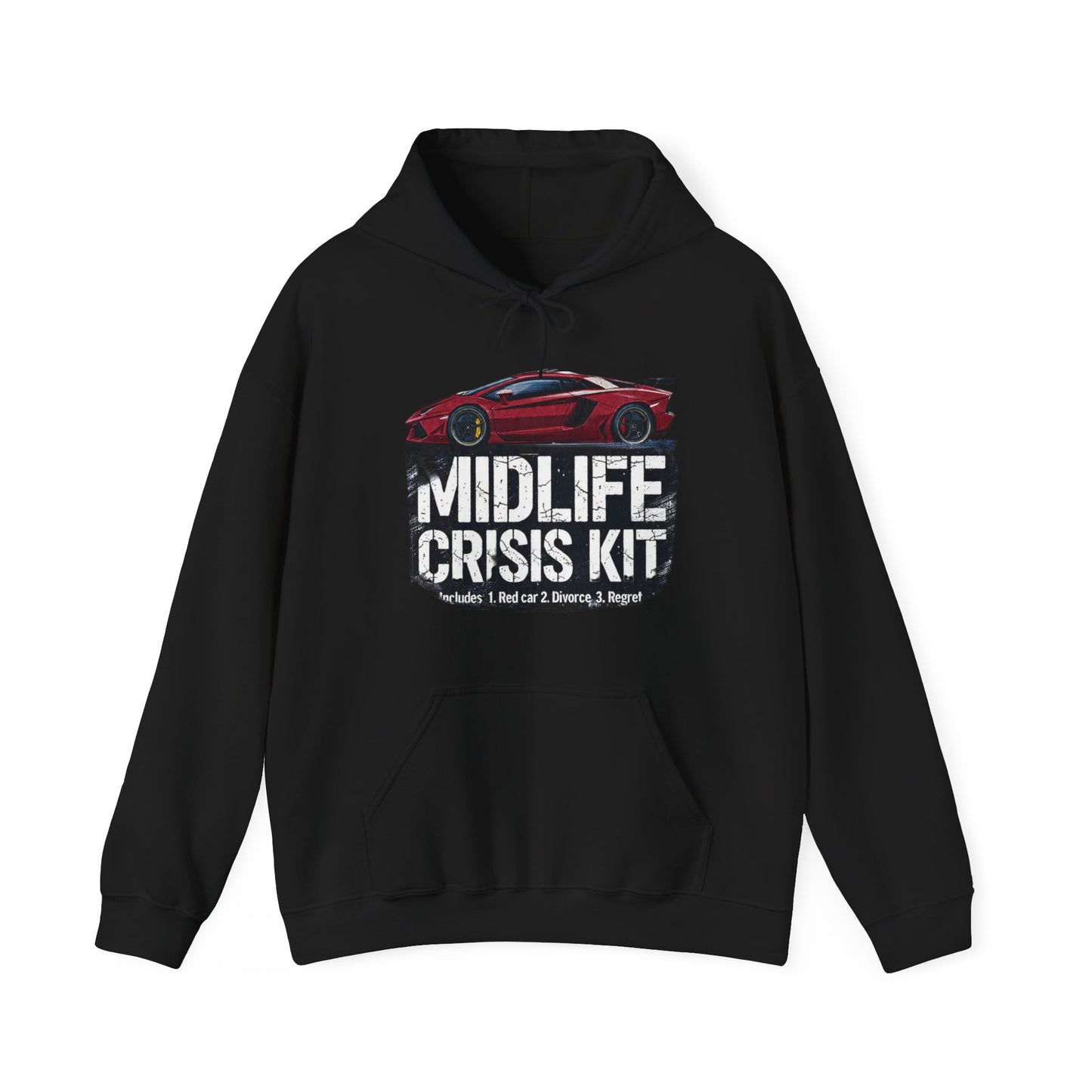 Midlife Crisis Kit Unisex Heavy Blend™ Hooded Sweatshirt