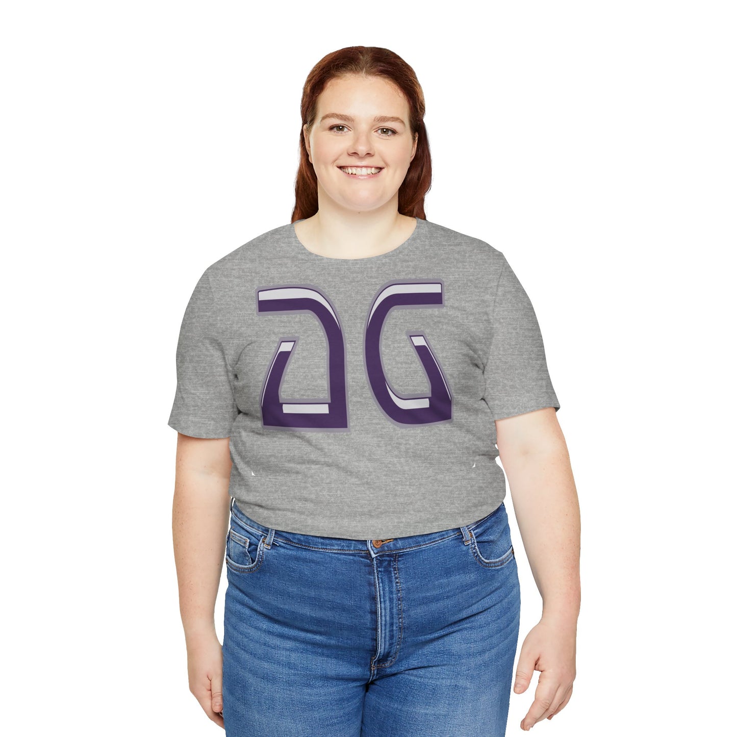 AG-3D Purple Unisex Jersey Short Sleeve Tee