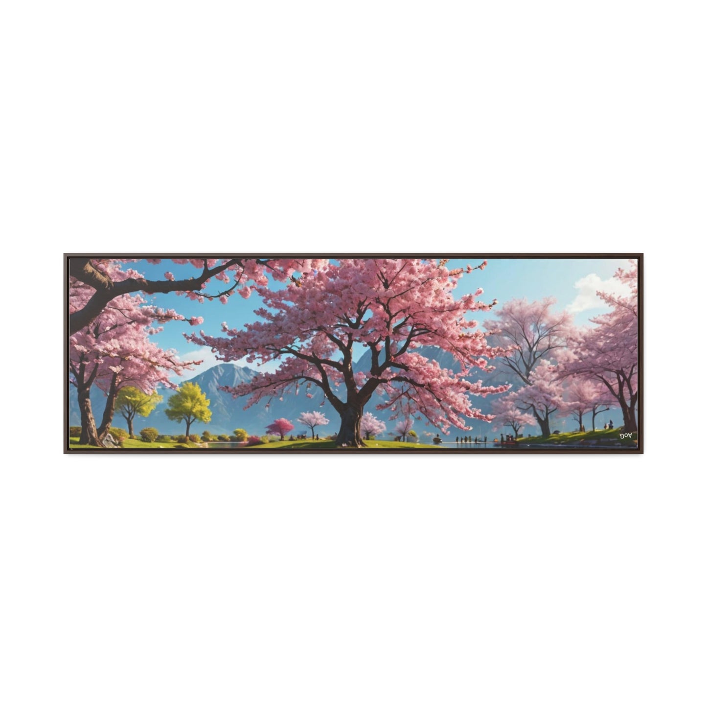 Cherry Blossom Gallery Canvas Wraps, Horizontal Frame