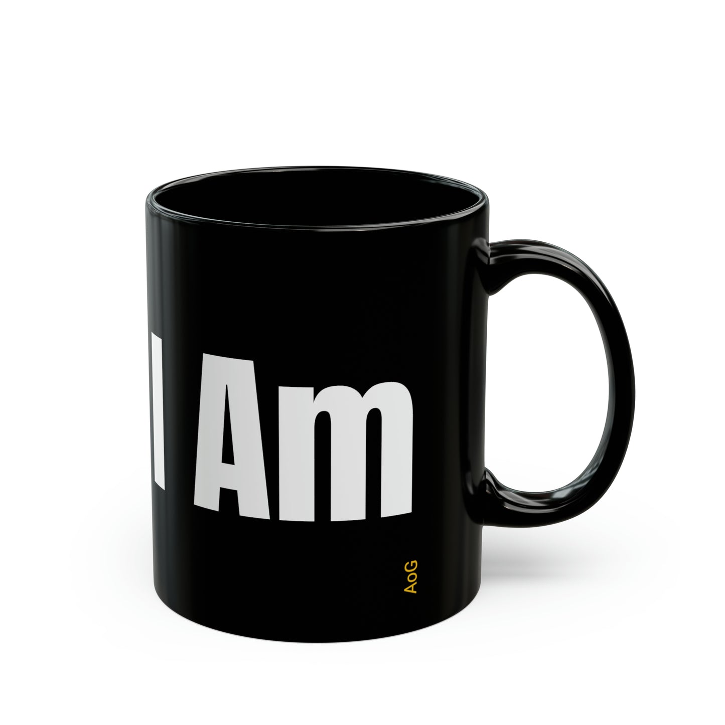 “I Am that I Am” White/Red Black Mug (11oz)