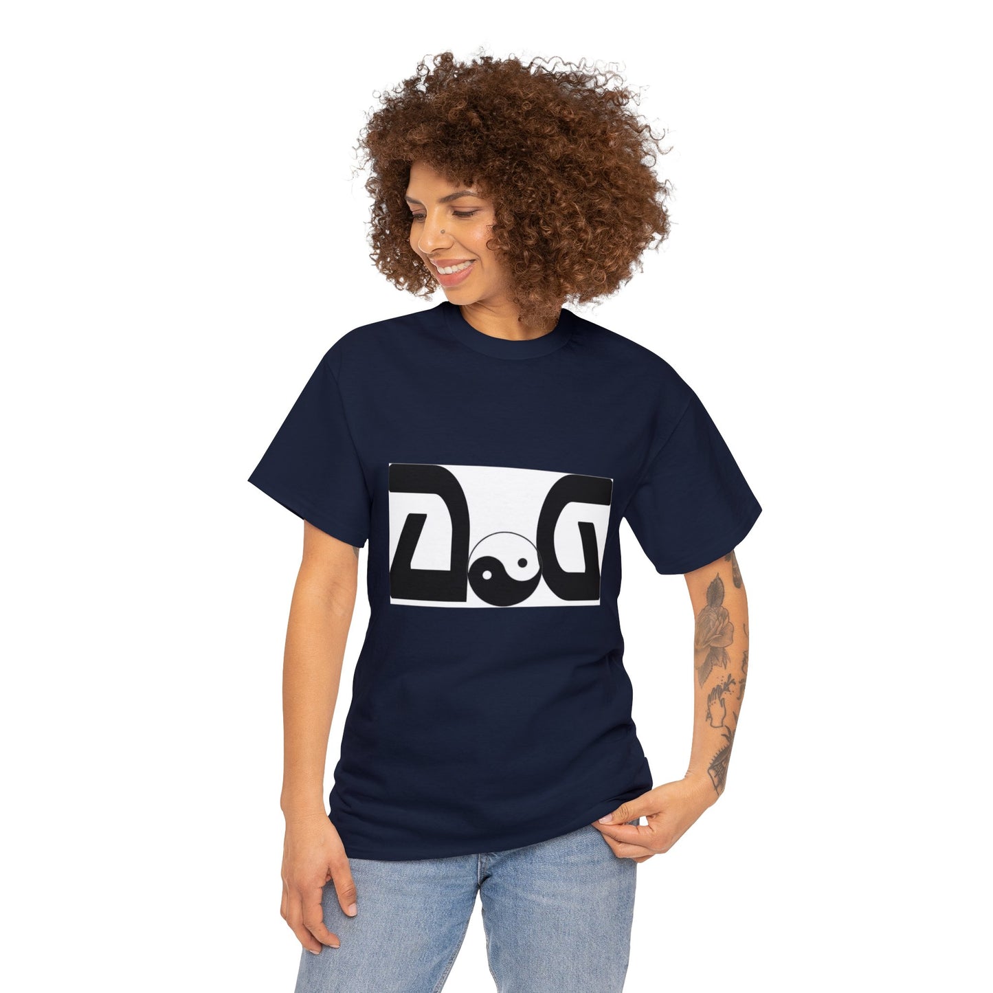 Navy AoG Unisex Heavy Cotton Tee