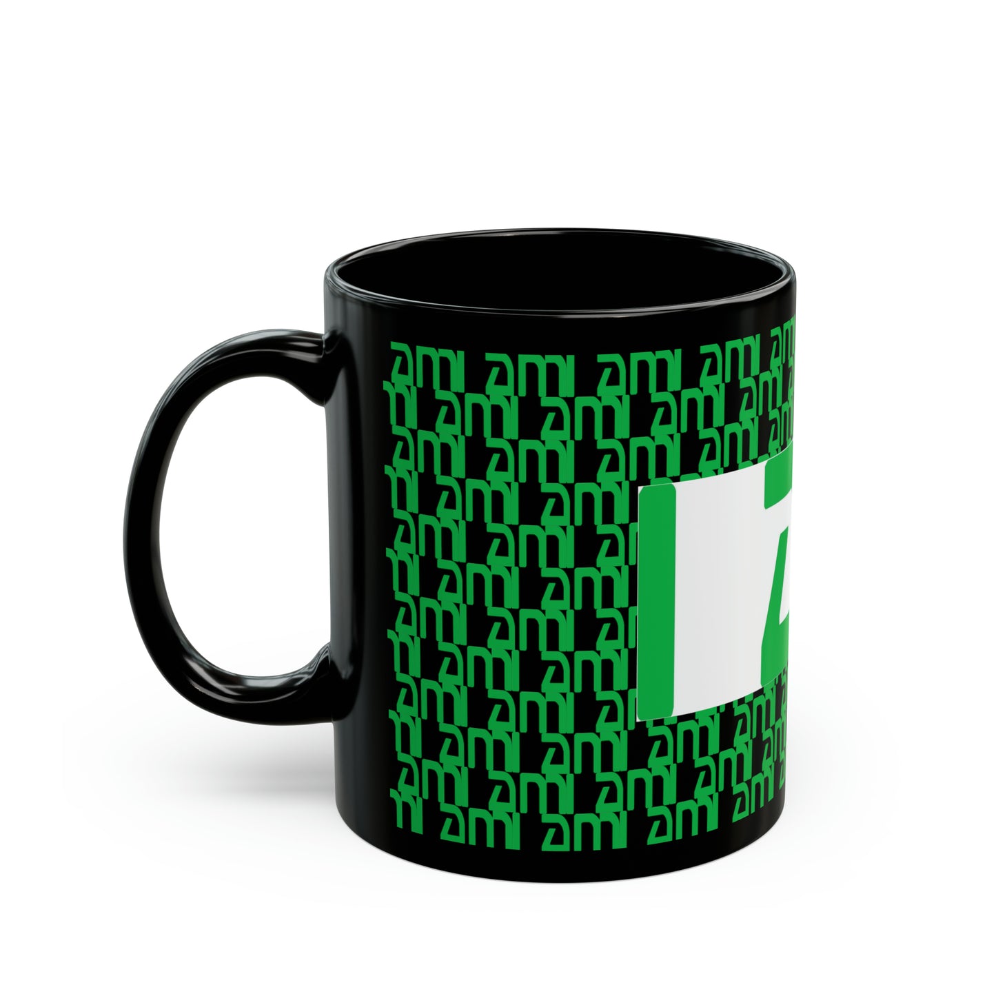 “I Am” Green Black Mug (11oz)