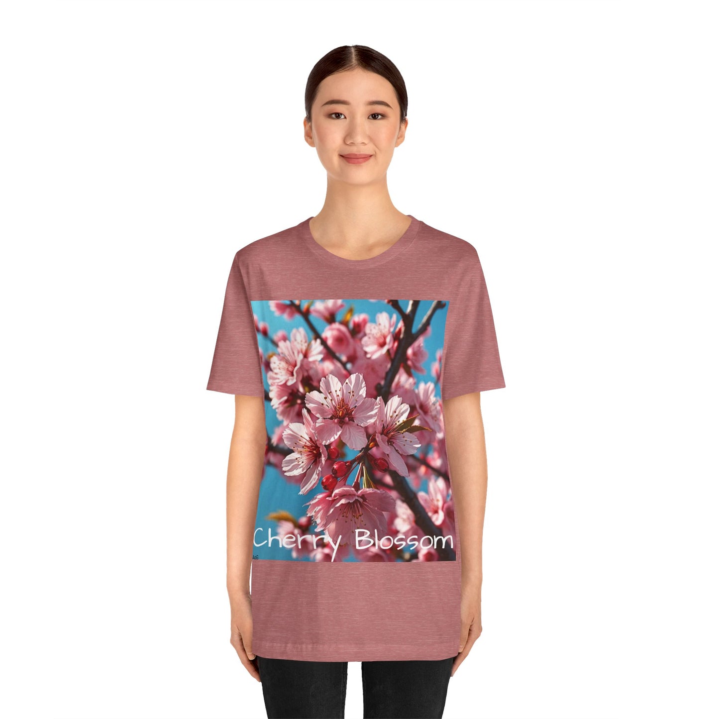 Cherry Blossom Unisex Jersey Short Sleeve Tee