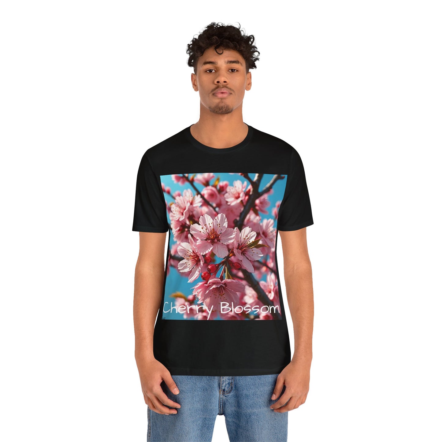 Cherry Blossom Unisex Jersey Short Sleeve Tee