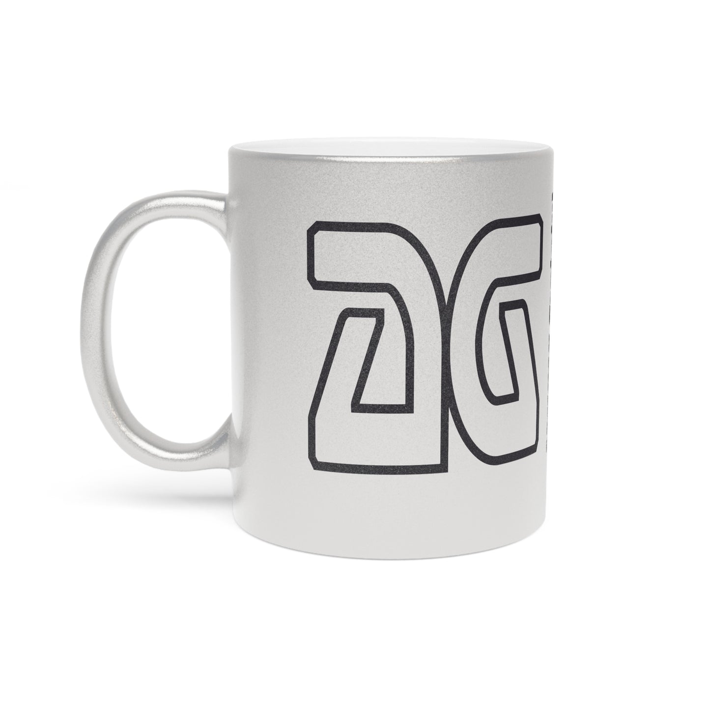 AG Always Grateful Metallic Mug (Silver\Gold)