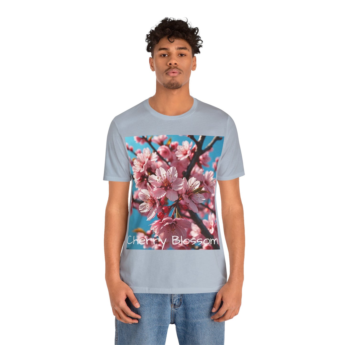 Cherry Blossom Unisex Jersey Short Sleeve Tee