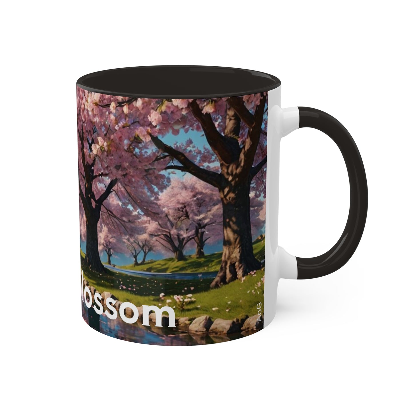 Cherry Blossom Colorful Mugs, 11oz