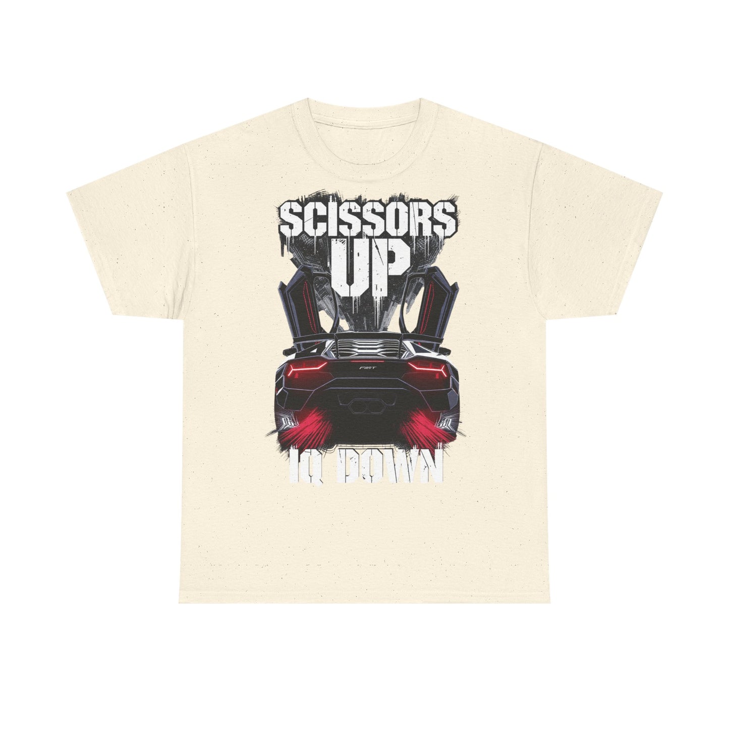 Scissors Up Unisex Heavy Cotton Tee