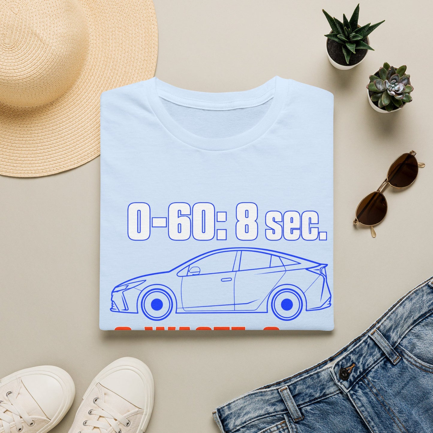 0-60: 8 Sec Unisex Softstyle T-Shirt