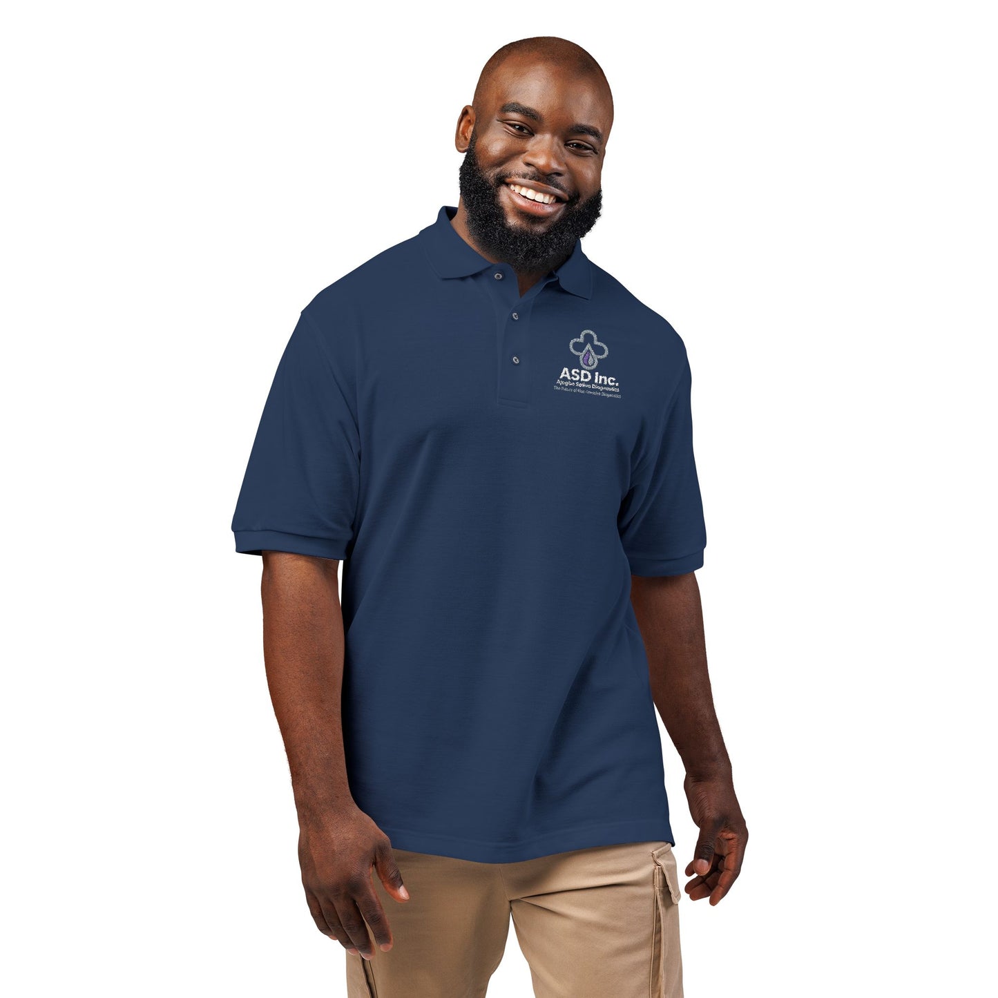 ASD-Unisex Polo Shirt (Embroidery)