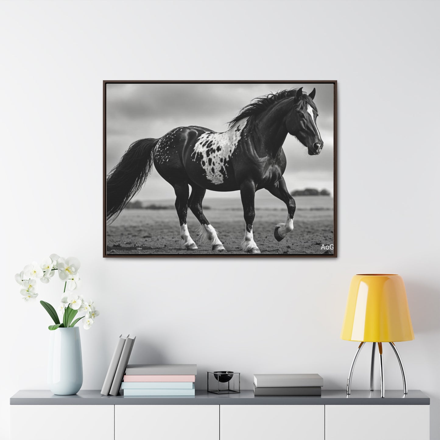 Speckled Stallion Gallery Canvas Wraps, Horizontal Frame